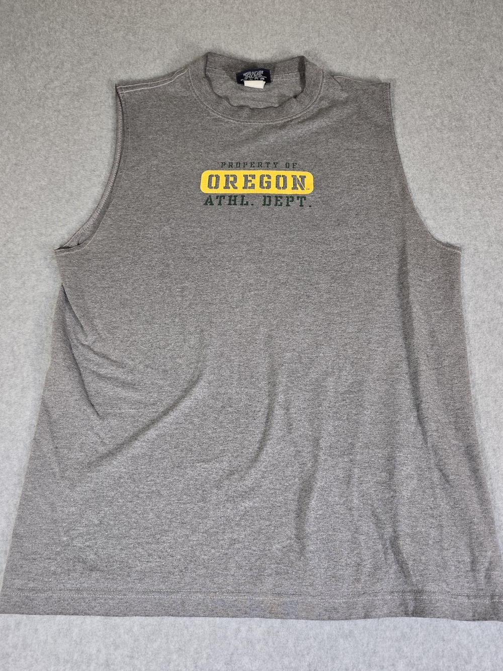Vintage Y2K Oregon Ducks Jansport Muscle Tee Mens M